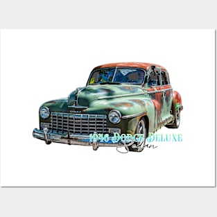 1946 Dodge Deluxe Sedan Posters and Art